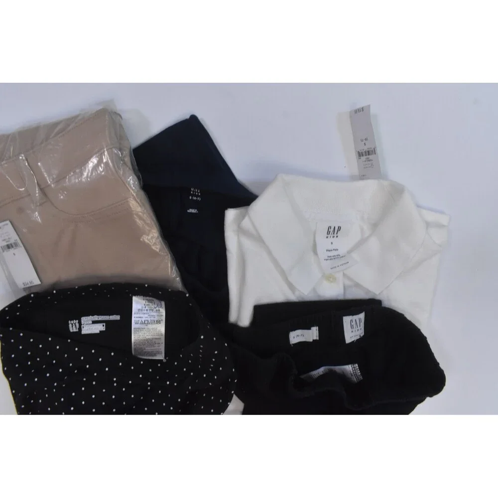 Gap Bulk Lot Of 8 Girls Size Small 6/7 Mixed Season Tops Bottoms Leggings